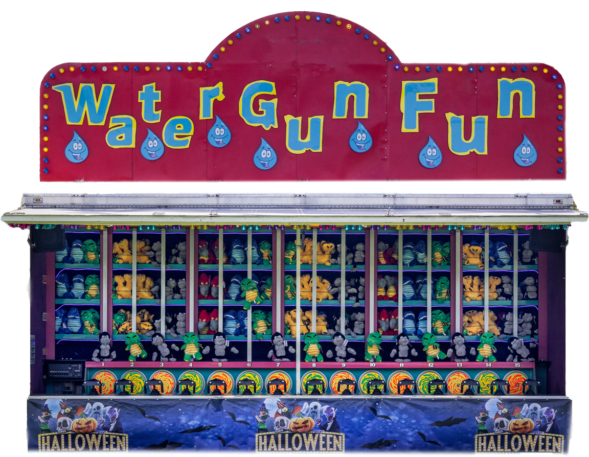 water-gun-halloween Halloween-themed carnival game trailer